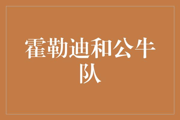 霍勒迪和公牛队